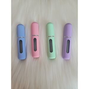 Four Refillable Portable Mini Travel‎ 5ml Perfume Spray Scent Bottles-New